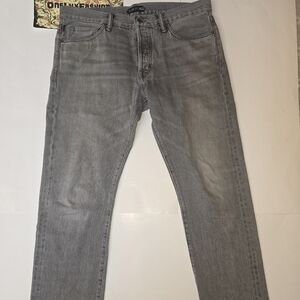 Tom Ford Men's Light Gray Straight Jeans